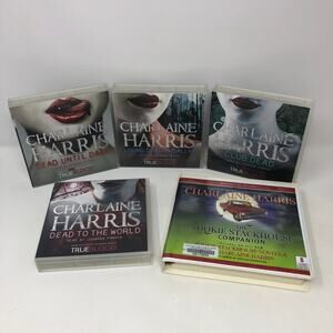 Charlaine Harris True Blood Sookie Stackhouse 1-4 and Companion 5 Audiobooks